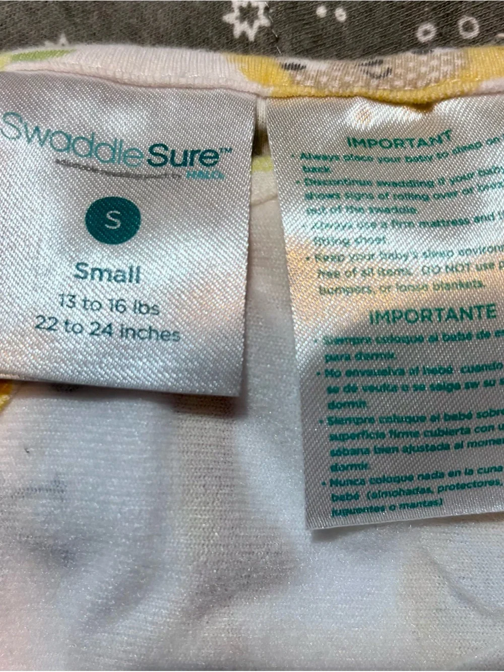 Baby Swaddle Set - Gray Star & Multi Animal Print
